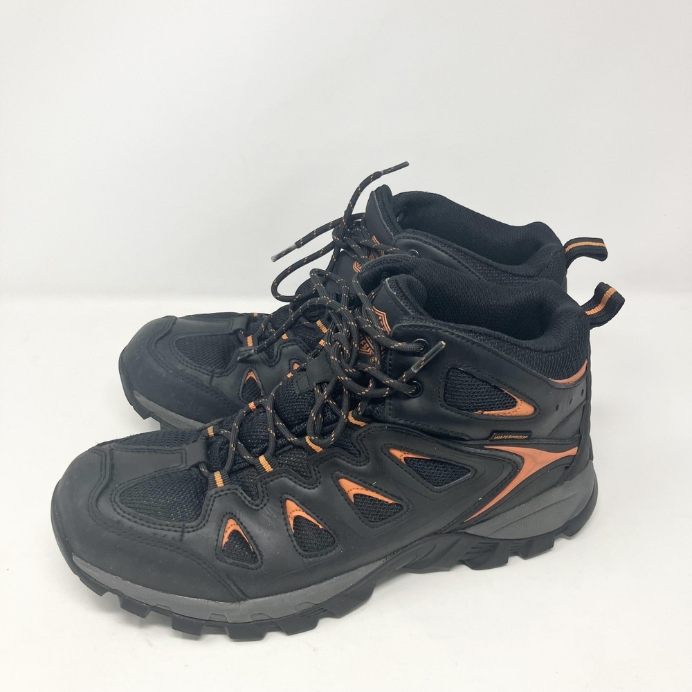Harley-Davidson Boots Mens Size 11 Black Leather Waterproof Hiking Biker Outdoor
